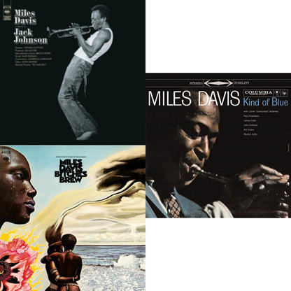 Bitches Brew (2LP/140G) & Tribute To Jack Johnson (140G/Dl Insert) & Kind Of Blue (180G)