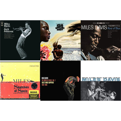 Bitches Brew (2LP/140G) & Tribute To Jack Johnson (140G/Dl Insert) & Bootleg Series Vol. 7: That’S What Happened 1982-1985 (2LP/White Vinyl) & Volume 2 (Blue Note Classic LP Vinyl Series) & Kind Of Blue (180G) & Sketches Of Spain (Mono)