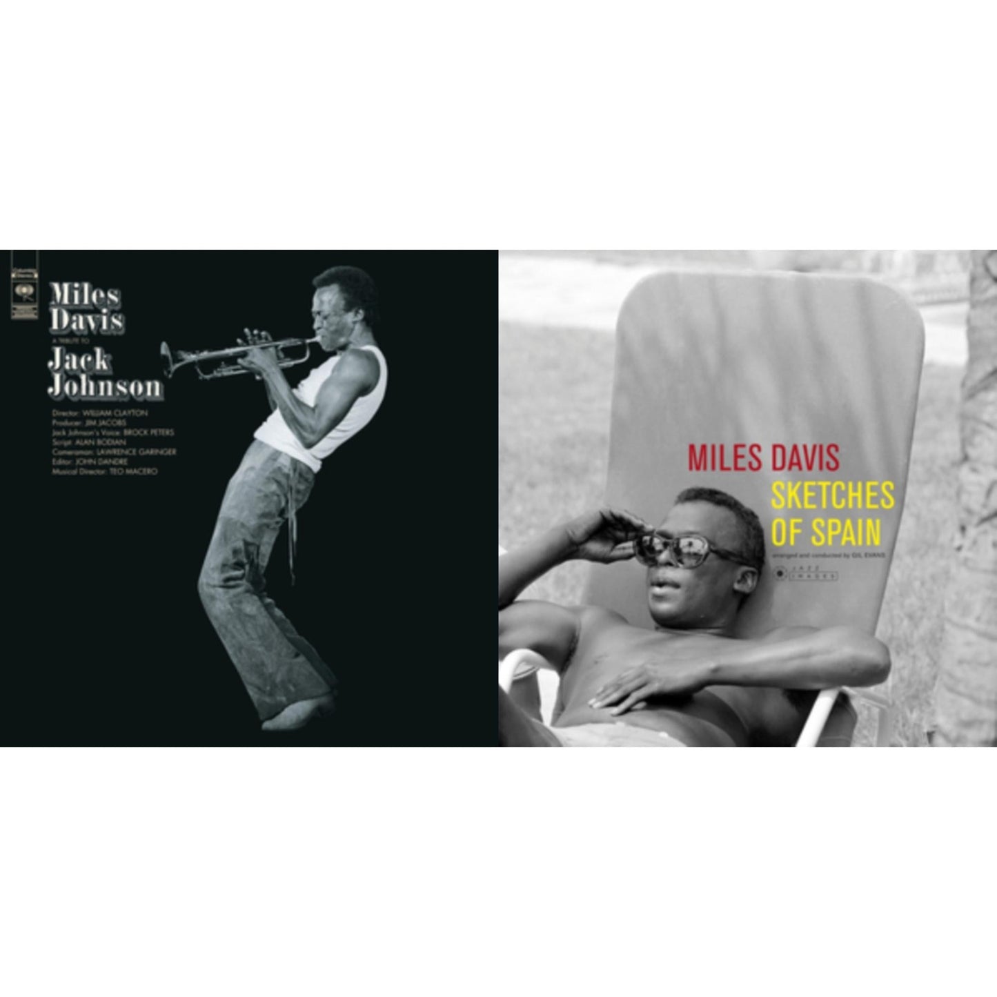 Tribute To Jack Johnson (140G/Dl Insert) & Sketches Of Spain (Limited Edition/Yellow LP Vinyl)