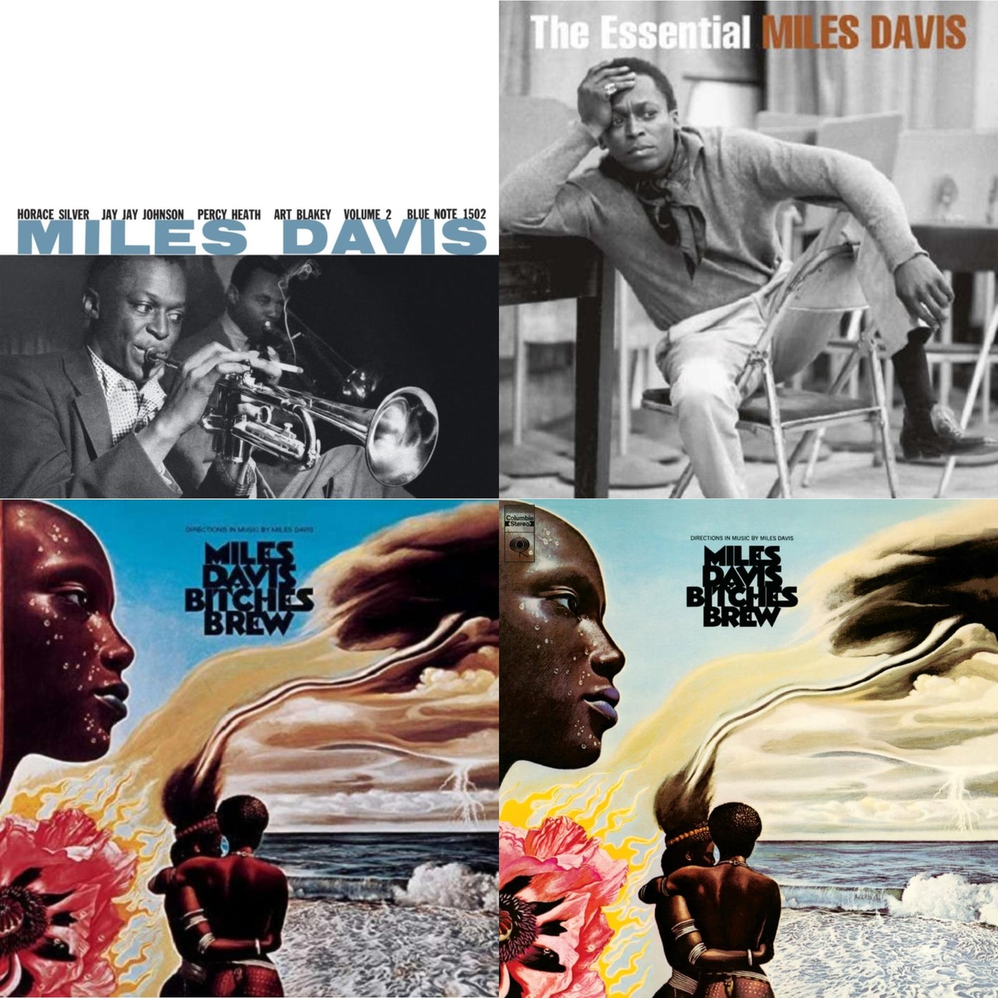 Bitches Brew (2LP/140G) & Volume 2 (Blue Note Classic LP Vinyl Series) & Bitches Brew & Essential Miles Davis (2LP)