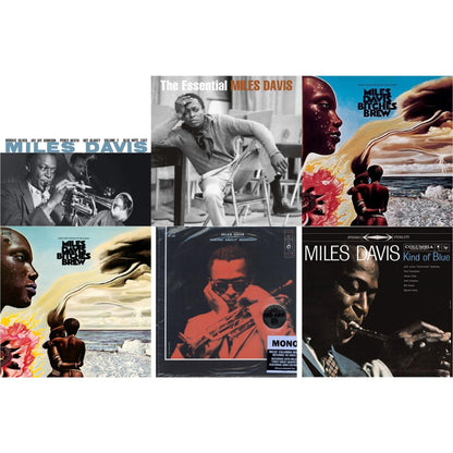 Bitches Brew (2LP/140G) & Volume 2 (Blue Note Classic LP Vinyl Series) & Kind Of Blue (180G) & Round About Midnight (180G/Mono) & Bitches Brew & Essential Miles Davis (2LP)