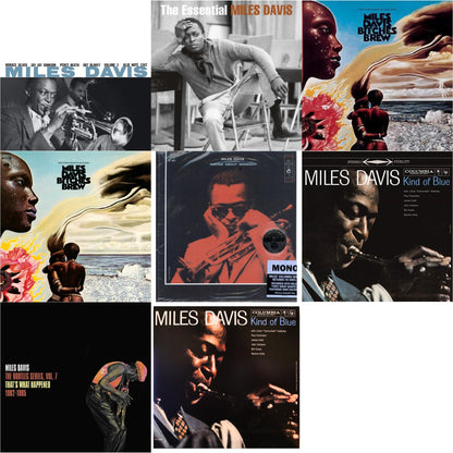 Miles Davis - Bitches Brew (2LP/140G) & Bootleg Series Vol. 7: That’S What Happened 1982-1985 (2LP/White Vinyl) & Volume 2 (Blue Note Classic LP Vinyl Series) & Kind Of Blue (180G) & Round About Midnight (180G/Mono) & Bitches Brew & Kind Of Blue