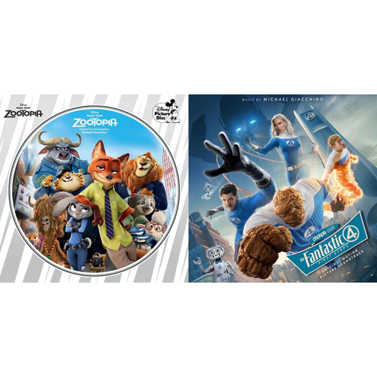 Music From Zootopia (Picture Disc) & Fantastic Four: First Steps (Ost) (Blue Marble/Orange Marble Vinyl/2LP)