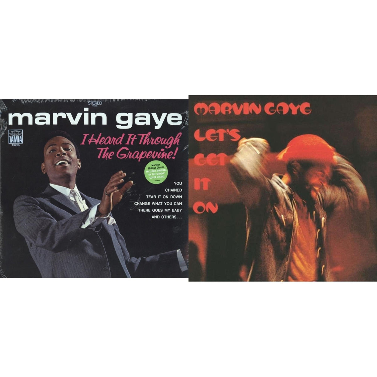 Let's Get It On & I Heard It Through The Grapevine (LP)