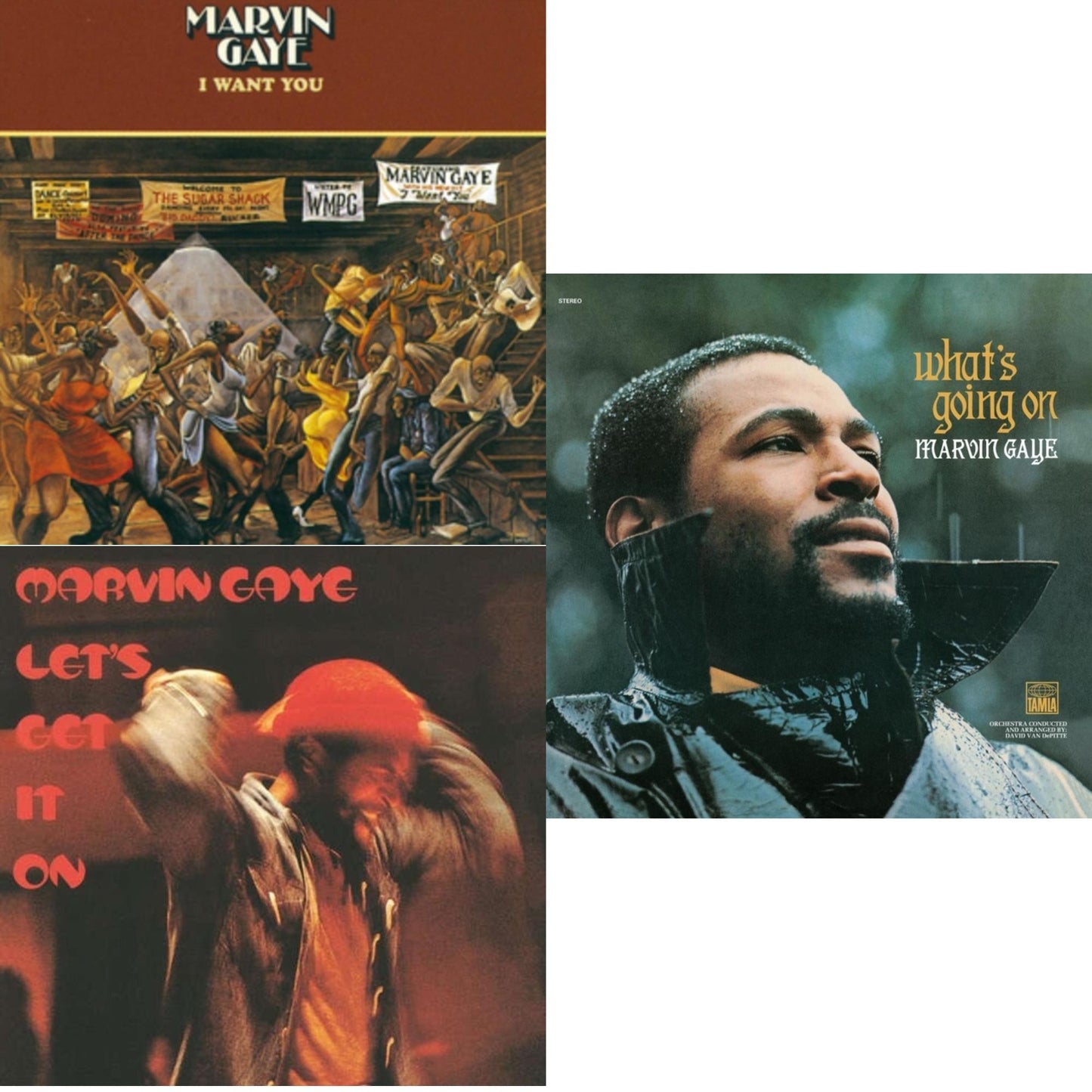 I Want You & Let's Get It On & What's Going On (50Th Anniversary/2LP)