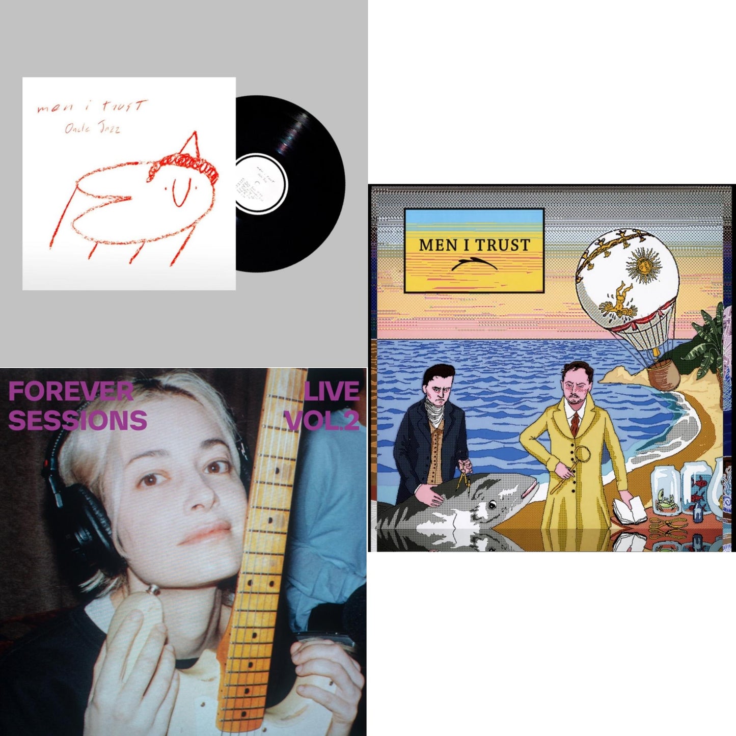 Oncle Jazz (2LP) & Forever Live Sessions Vol 2  & Men I Trust