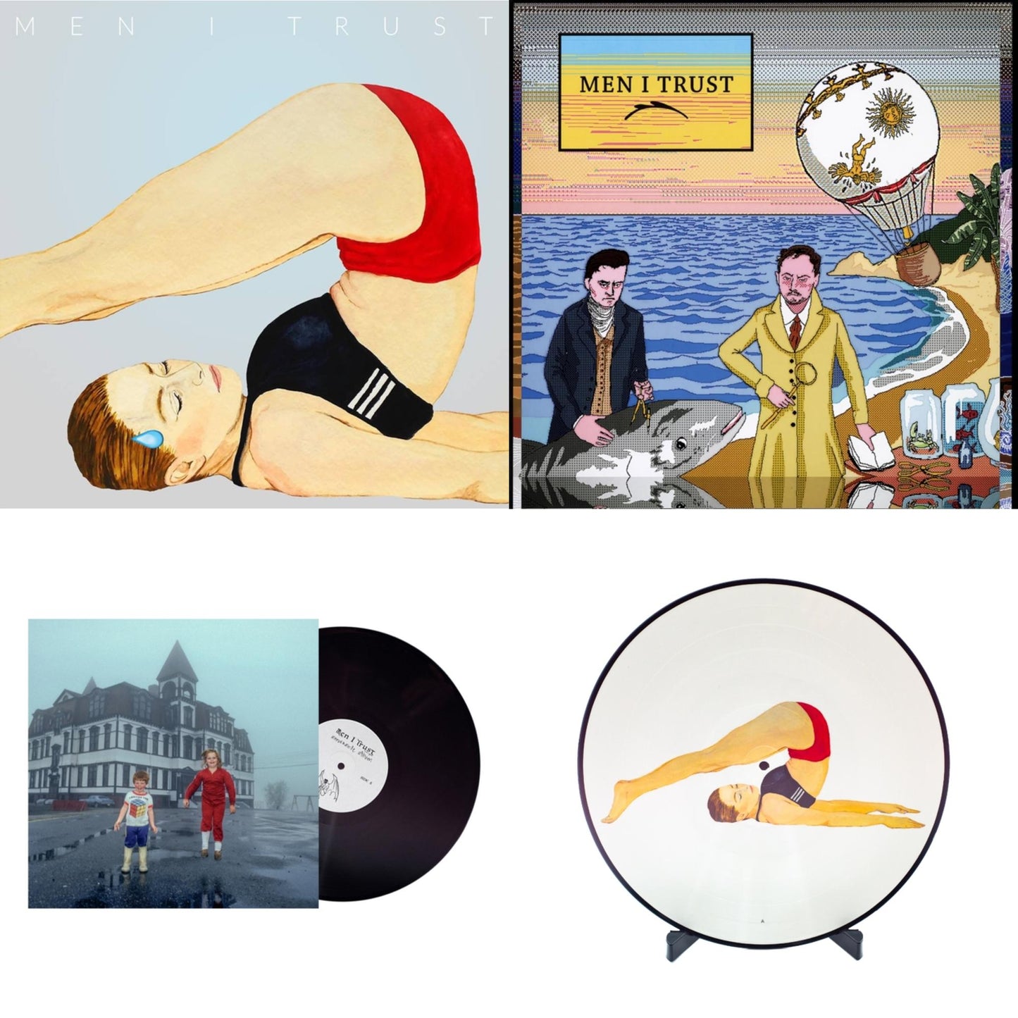 This is a 4 LP Vinyl SKU bundle.
1.This LP Vinyl is brand new.Format: LP VinylMusic Style: Indie PopThis item's title is: HeadroomArtist: Men I TrustLabel: Return To AnalogBarcode: 722056186322Release Date: 2/20/2020
2.This LP Vinyl is brand new.