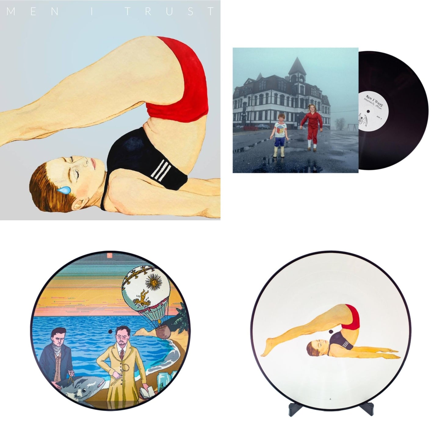 This is a 4 LP Vinyl SKU bundle.
1.This LP Vinyl is brand new.Format: LP VinylMusic Style: Indie PopThis item's title is: HeadroomArtist: Men I TrustLabel: Return To AnalogBarcode: 722056186322Release Date: 2/20/2020
2.This LP Vinyl is brand new.