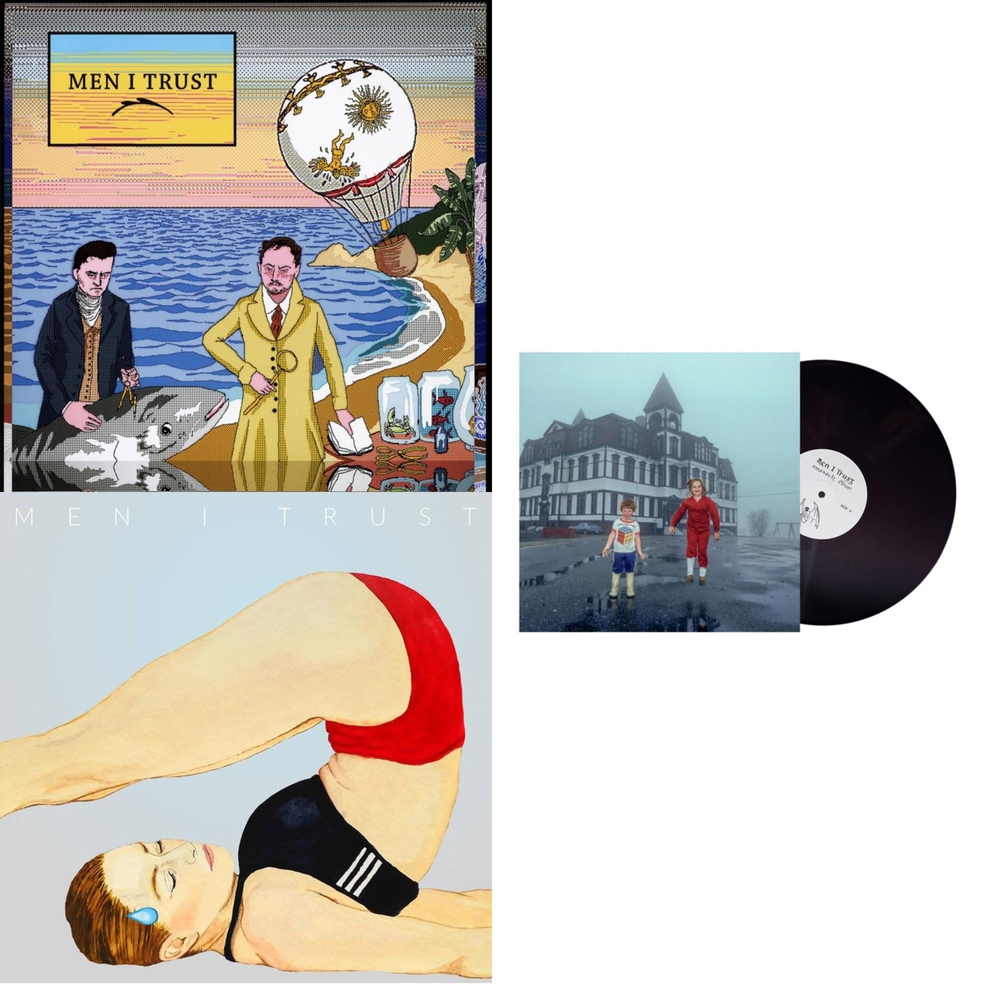 This is a 3 LP Vinyl SKU bundle.
1.This LP Vinyl is brand new.Format: LP VinylThis item's title is: Men I TrustArtist: Men I TrustBarcode: 990312020738
2.This LP Vinyl is brand new.