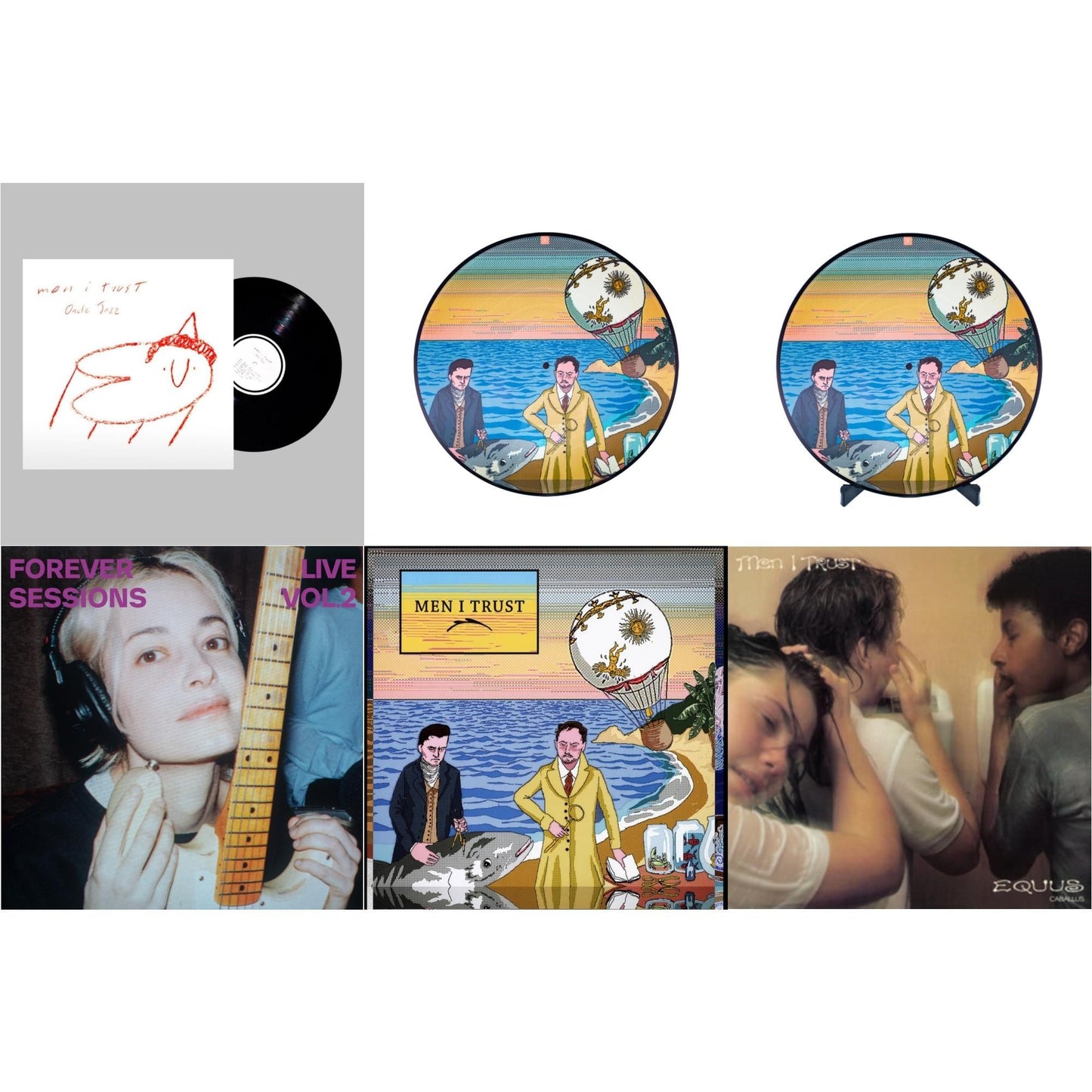 Oncle Jazz (2LP) & Headoom (Picture Disc) & Men I Trust (Picture Disc) & Forever Live Sessions Vol 2  & Men I Trust & Equus Caballus