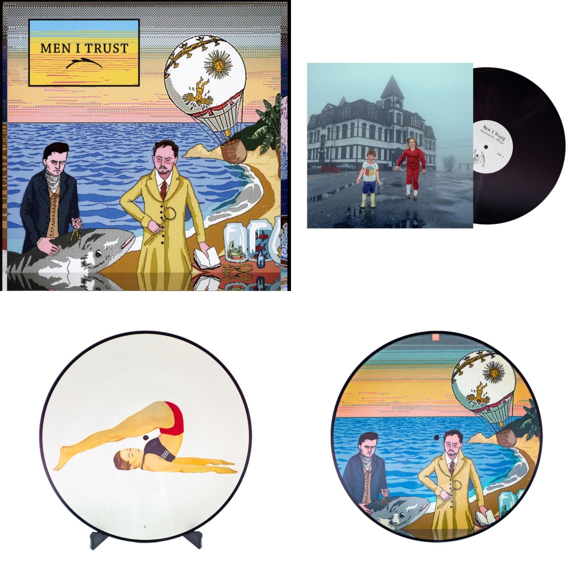 This is a 4 LP Vinyl SKU bundle.
1.This LP Vinyl is brand new.Format: LP VinylThis item's title is: Men I TrustArtist: Men I TrustBarcode: 990312020738
2.This LP Vinyl is brand new.