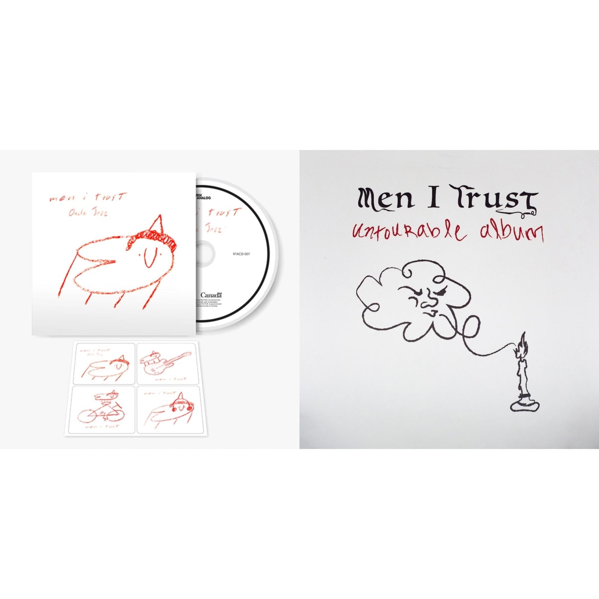 This is a 2 CD SKU bundle.
1.This CD is brand new.Format: CDMusic Style: Indie PopThis item's title is: Oncle JazzArtist: Men I TrustLabel: Return To AnalogBarcode: 722056185226Release Date: 10/4/2019
2.This CD is brand new.