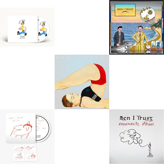 This is a 5 CD SKU bundle.
1.This CD is brand new.Format: CDMusic Style: DowntempoThis item's title is: Tailwhip (Deluxe)Artist: Men I TrustLabel: Return To AnalogBarcode: 722056180429Release Date: 8/19/2017
2.This CD is brand new.
