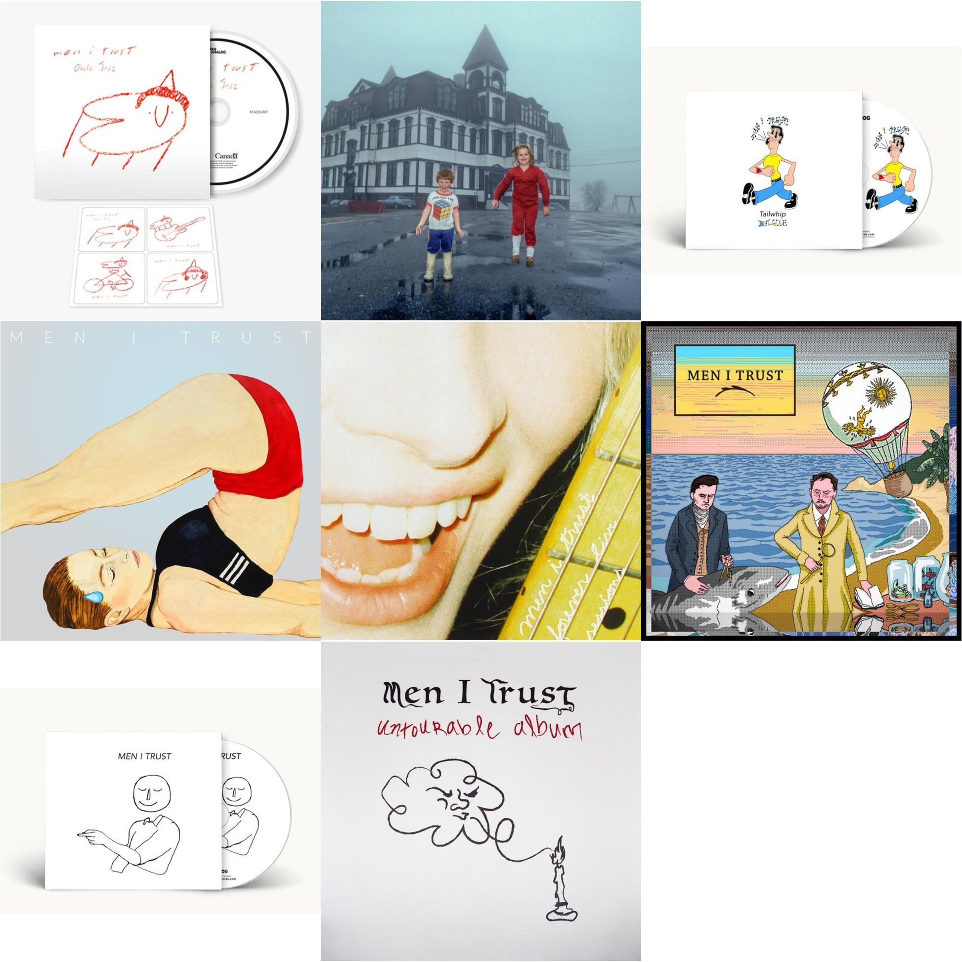 This is a 8 CD SKU bundle.
1.This CD is brand new.Format: CDMusic Style: Indie PopThis item's title is: Oncle JazzArtist: Men I TrustLabel: Return To AnalogBarcode: 722056185226Release Date: 10/4/2019
2.This CD is brand new.