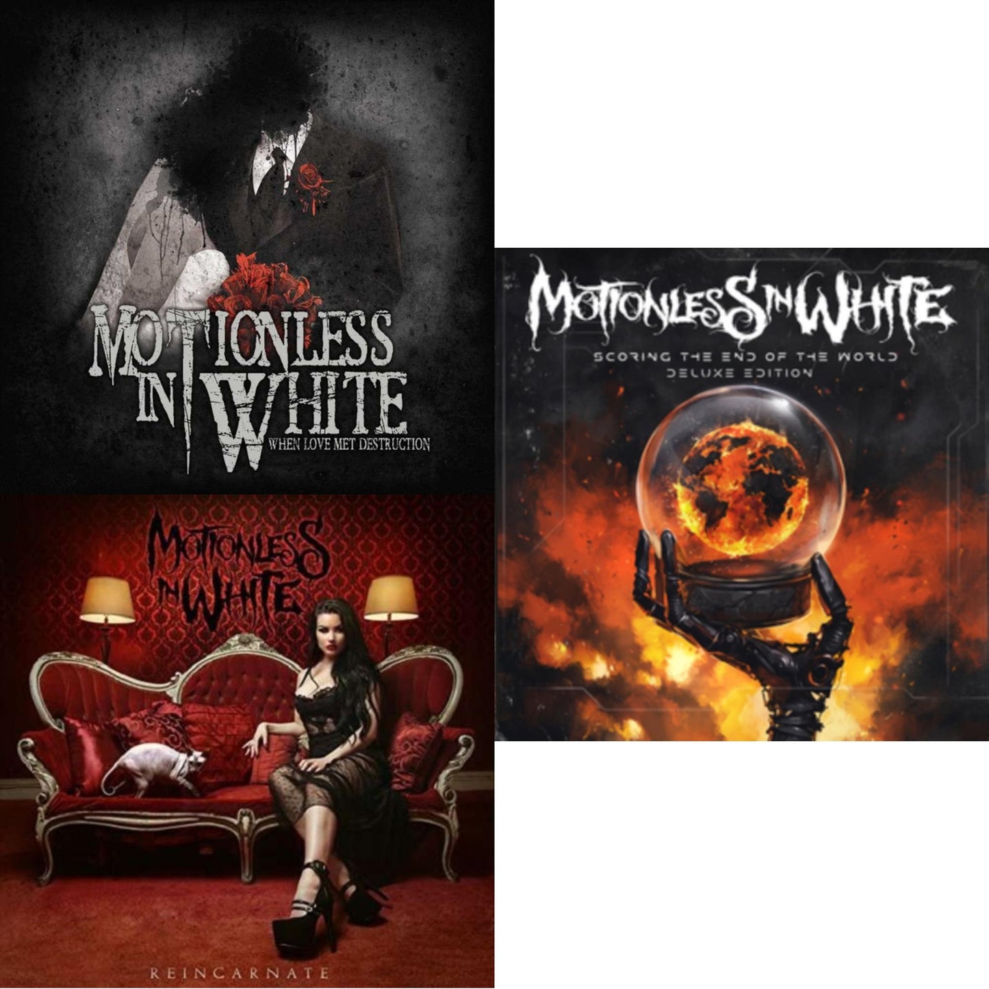 This is a 3 LP Vinyl SKU bundle.
1.This LP Vinyl is brand new.Format: LP VinylMusic Style: MetalcoreThis item's title is: Scoring The End Of The World (X) (2LP)Artist: Motionless In WhiteLabel: ROADRUNNER RECORDSBarcode: 075678636493Release Date: 9/8/2023
2.