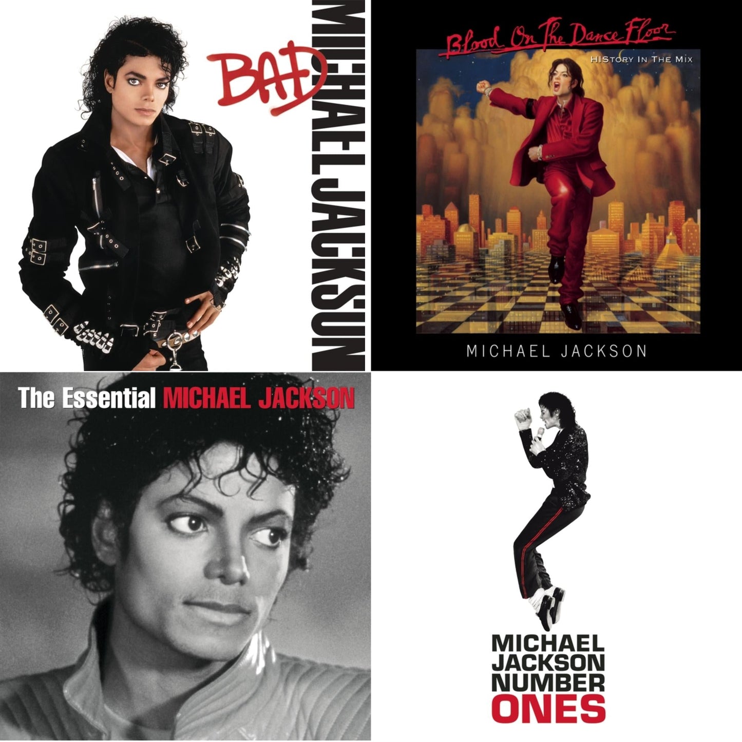 Blood On The Dance Floor / History In The Mix & Bad & Number Ones & Essential Michael Jackson