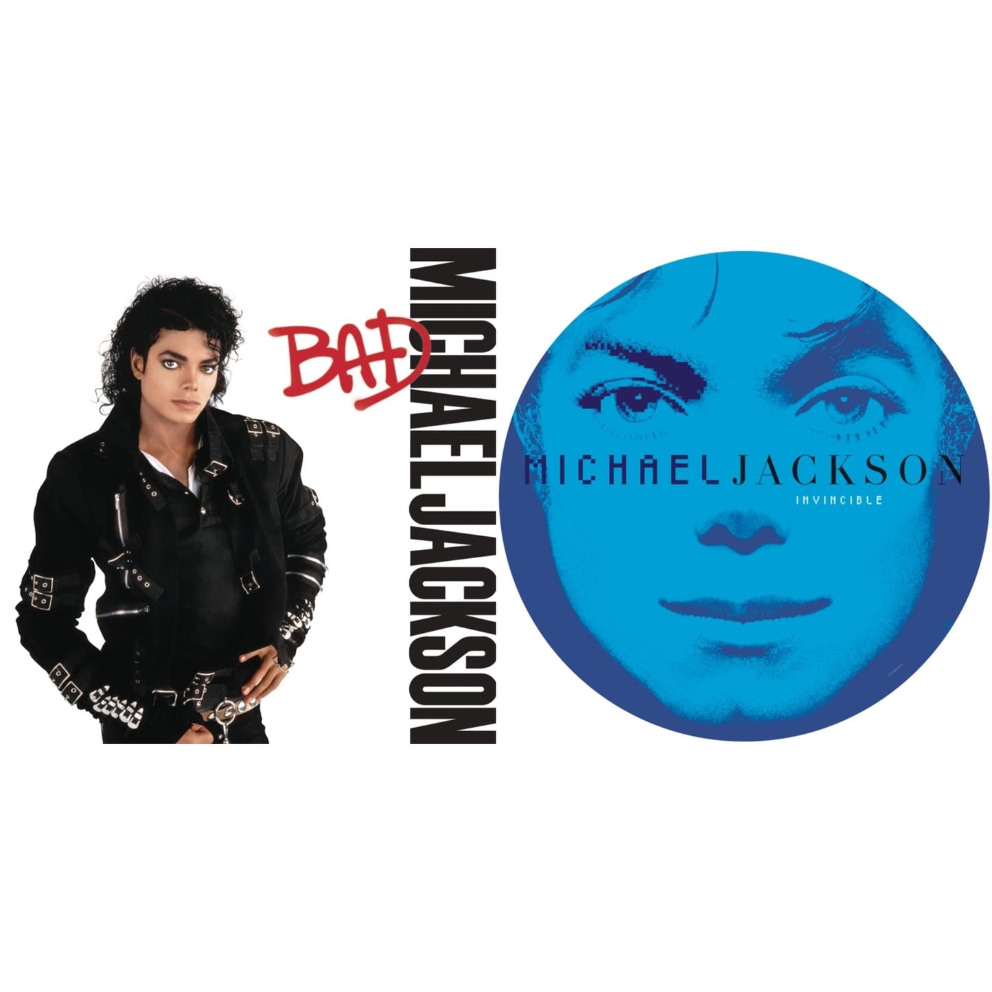 This is a 2 LP Vinyl SKU bundle.
1.This LP Vinyl is brand new.Format: LP VinylMusic Style: Contemporary R&BThis item's title is: Invincible (2LP/Picture Disc)Artist: Michael JacksonLabel: LEGACY/ EPICBarcode: 190758664613Release Date: 8/24/2018
2.This LP Vinyl is brand new.