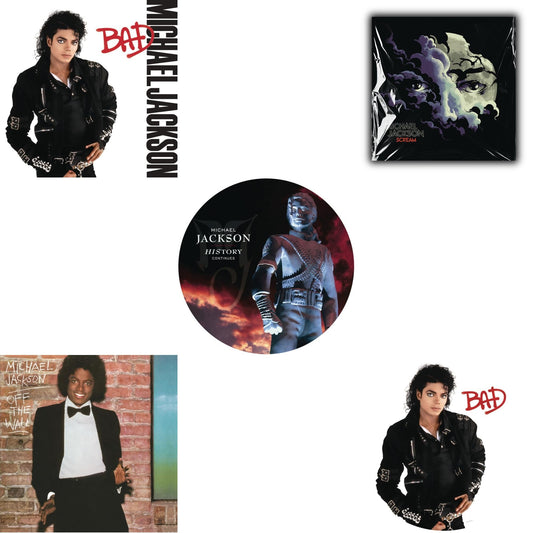 Bad (Picture Disc) & History: Continues (2LP/Picture Disc) & Bad (140G/Gatefold) & Off The Wall (140G/Gatefold) & Michael Jackson - Scream (2LP) (New LP Vinyl)