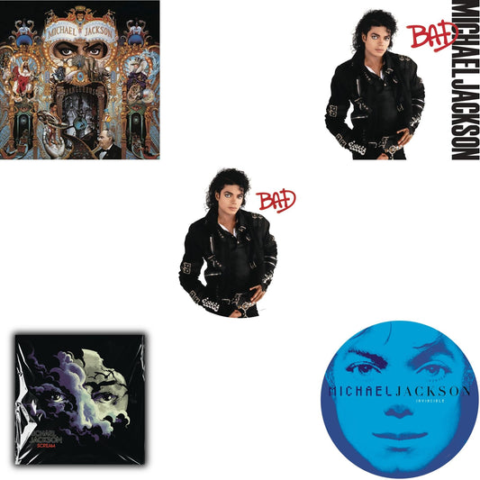 Bad (Picture Disc) & Invincible (2LP/Picture Disc) & Dangerous (180G/2LP) & Bad (140G/Gatefold) & Michael Jackson - Scream (2LP) (New LP Vinyl)