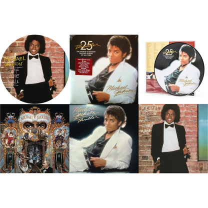 Off The Wall (Picture Disc) & Thriller (25Th Anniversary Edition/2LP/180G/Gatefold) & Thriller (Picture Disc) & Dangerous (180G/2LP) & Thriller (140G/Gatefold) & Off The Wall (140G/Gatefold)