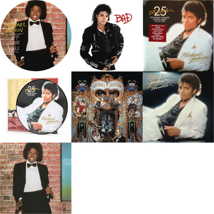 Off The Wall (Picture Disc) & Bad (Picture Disc) & Thriller (25Th Anniversary Edition/2LP/180G/Gatefold) & Thriller (Picture Disc) & Dangerous (180G/2LP) & Thriller (140G/Gatefold) & Off The Wall (140G/Gatefold)