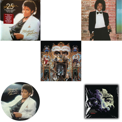 Thriller (25Th Anniversary Edition/2LP/180G/Gatefold) & Thriller (Picture Disc) & Dangerous (180G/2LP) & Off The Wall (140G/Gatefold) & Michael Jackson - Scream (2LP) (New LP Vinyl)