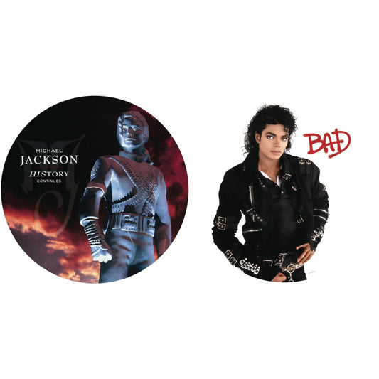 This is a 2 LP Vinyl SKU bundle.
1.This LP Vinyl is brand new.Format: LP VinylMusic Style: DiscoThis item's title is: Bad (Picture Disc)Artist: Michael JacksonLabel: LEGACY/ EPICBarcode: 190758664316Release Date: 8/24/2018
2.This LP Vinyl is brand new.
