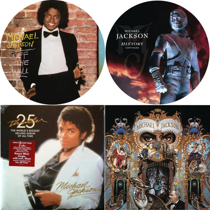 Off The Wall (Picture Disc) & History: Continues (2LP/Picture Disc) & Thriller (25Th Anniversary Edition/2LP/180G/Gatefold) & Dangerous (180G/2LP)