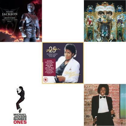 History: Past Present & Future Book 1 & Off The Wall & Number Ones & Thriller (25Th Anniversary Legacy Edition) & Dangerous