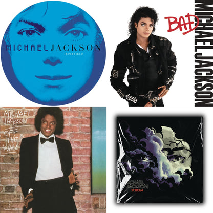 Invincible (2LP/Picture Disc) & Bad (140G/Gatefold) & Off The Wall (140G/Gatefold) & Michael Jackson - Scream (2LP) (New LP Vinyl)