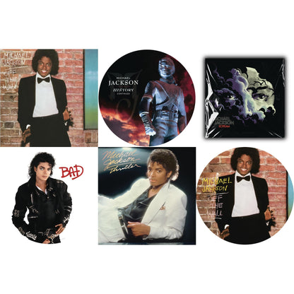 Off The Wall (Picture Disc) & Bad (Picture Disc) & History: Continues (2LP/Picture Disc) & Thriller (140G/Gatefold) & Off The Wall (140G/Gatefold) & Michael Jackson - Scream (2LP) (New LP Vinyl)