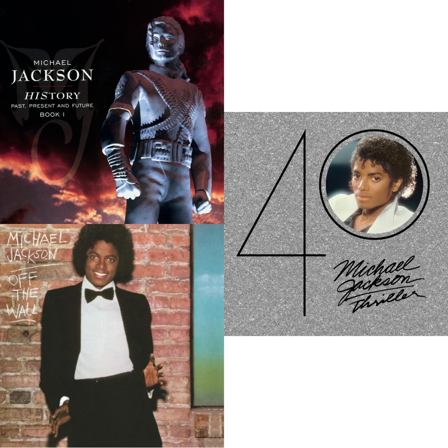 History: Past Present & Future Book 1 & Off The Wall & Thriller (40Th Anniversary/2CD)