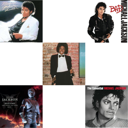 History: Past Present & Future Book 1 & Off The Wall & Bad & Essential Michael Jackson & Thriller