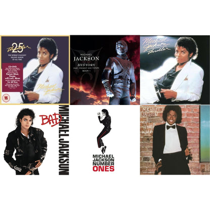 History: Past Present & Future Book 1 & Off The Wall & Bad & Number Ones & Thriller (25Th Anniversary Legacy Edition) & Thriller