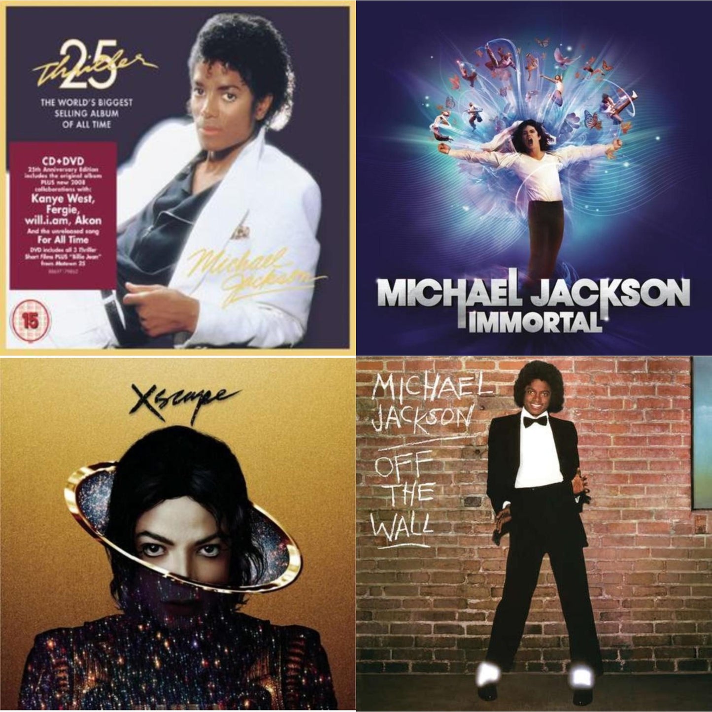 Thriller (25Th Anniversary Legacy Edition) & Immortal & Xscape & Off The Wall