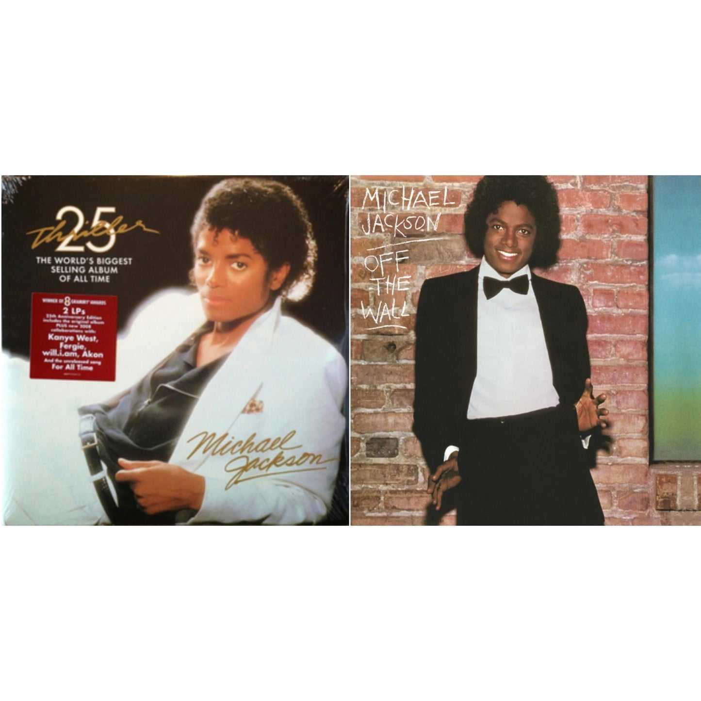 This is a 2 LP Vinyl SKU bundle.
1.This LP Vinyl is brand new.Format: LP VinylMusic Style: Pop RapThis item's title is: Thriller (25Th Anniversary Edition/2LP/180G/Gatefold)Artist: Michael JacksonLabel: LEGACYBarcode: 886972334417Release Date: 2/19/2008
2.This LP Vinyl is brand new.