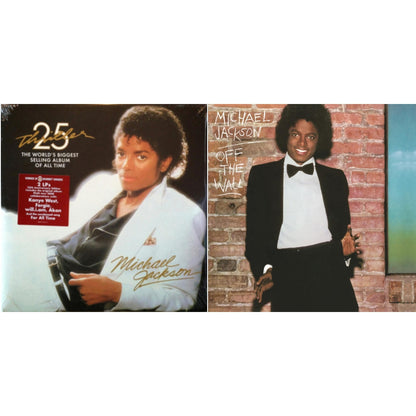 This is a 2 LP Vinyl SKU bundle.
1.This LP Vinyl is brand new.Format: LP VinylMusic Style: Pop RapThis item's title is: Thriller (25Th Anniversary Edition/2LP/180G/Gatefold)Artist: Michael JacksonLabel: LEGACYBarcode: 886972334417Release Date: 2/19/2008
2.This LP Vinyl is brand new.