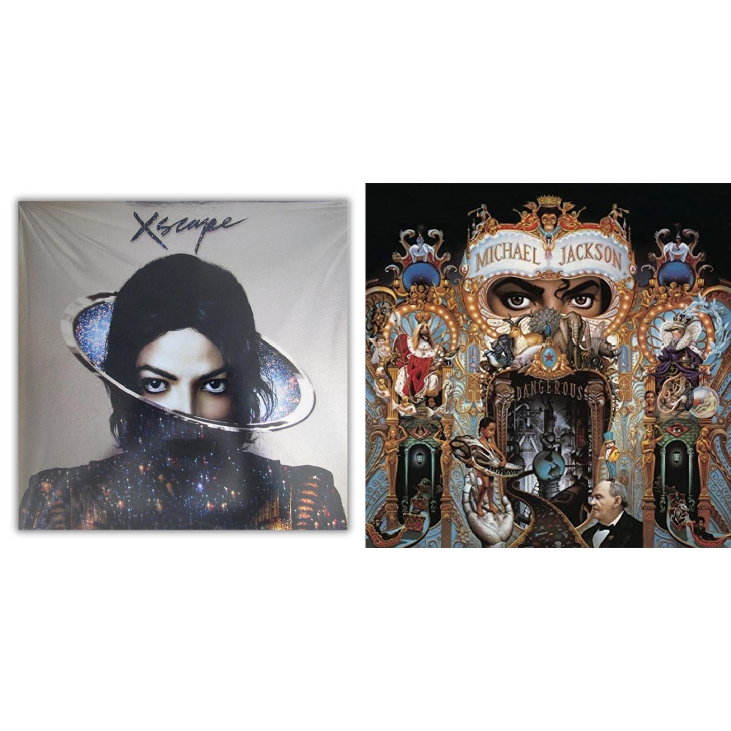 This is a 2 LP Vinyl SKU bundle.
1.This LP Vinyl is brand new.Format: LP VinylMusic Style: Synth-popThis item's title is: XscapeArtist: Michael JacksonBarcode: 888430536616Release Date: 6/16/2014
2.This LP Vinyl is brand new.