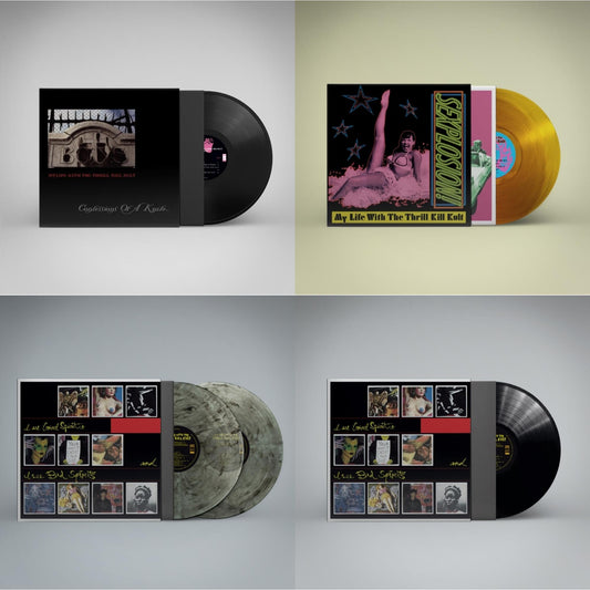 This is a 4 LP Vinyl SKU bundle.
1.This LP Vinyl is brand new.Format: LP VinylMusic Style: IndustrialThis item's title is: Confessions Of A KnifeArtist: My Life With The Thrill Kill KultLabel: Rock/PopBarcode: 860004453901
2.This LP Vinyl is brand new.