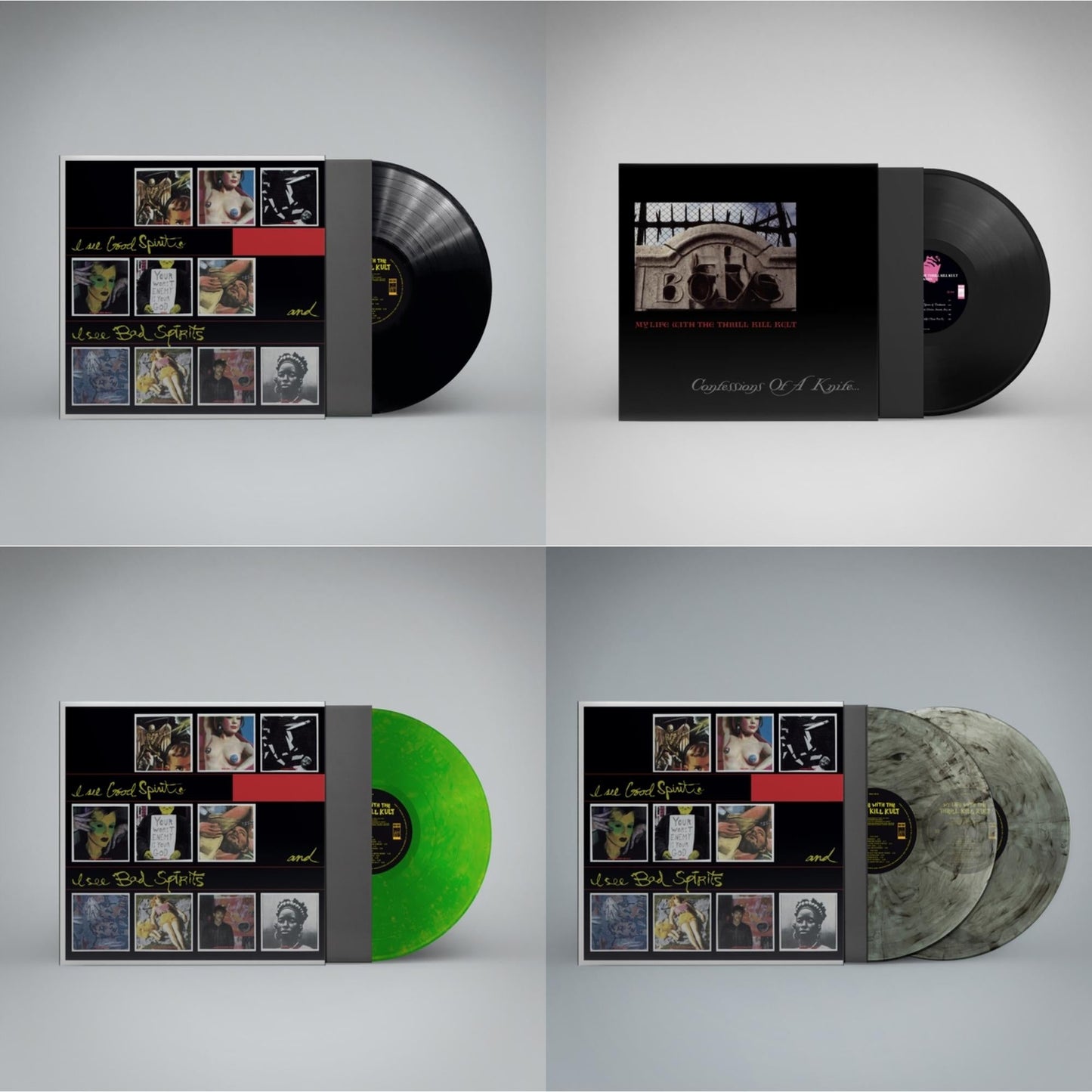I See Good Spirits & I See Bad Spirits (Ams Exclusive) & I See Good Spirits & I See Bad Spirits (Neon Green LP Vinyl) (Ams Exclusive) & I See Good Spirits & I See Bad Spirits (2LP/Coke Bottle Clear Vinyl) (Ams Exclusive) & Confessions Of A Knife