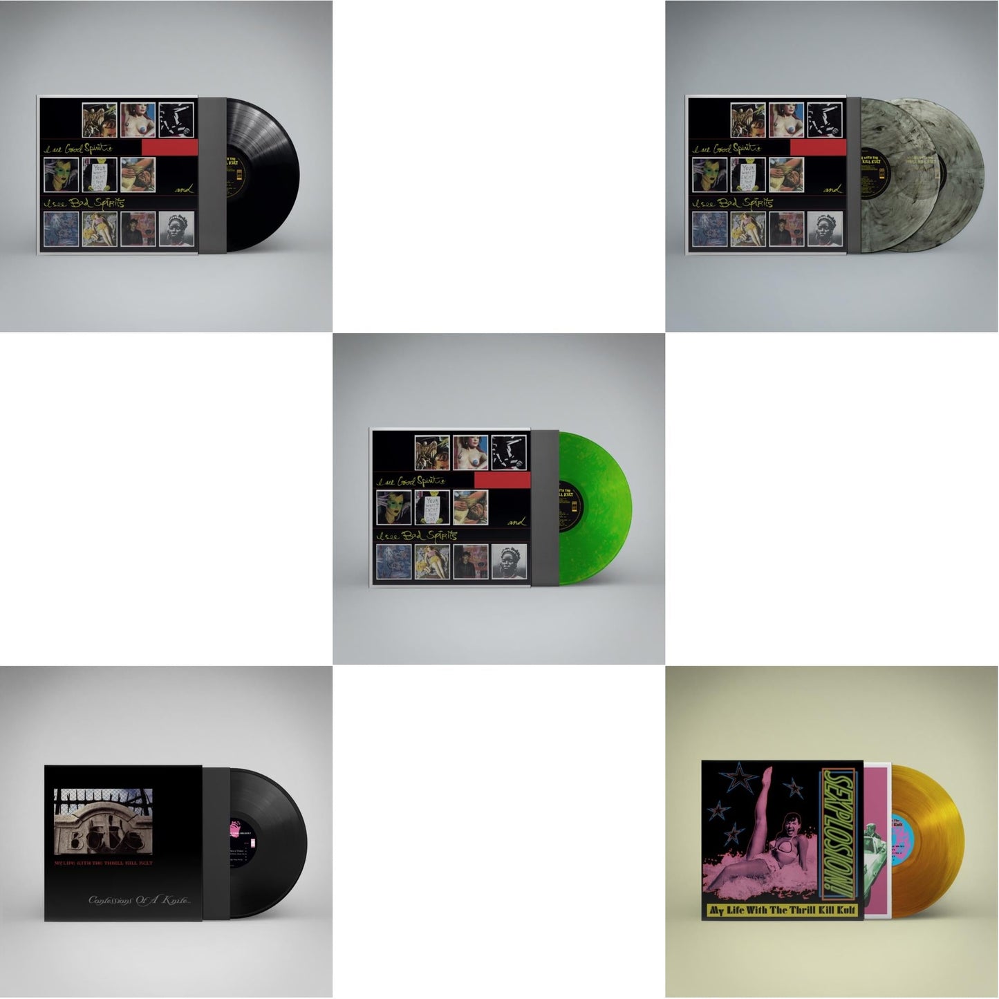 This is a 5 LP Vinyl SKU bundle.
1.This LP Vinyl is brand new.Format: LP VinylThis item's title is: I See Good Spirits & I See Bad Spirits (Ams Exclusive)Artist: My Life With The Thrill Kill KultBarcode: 850054327635Release Date: 2/23/2024
2.This LP Vinyl is brand new.