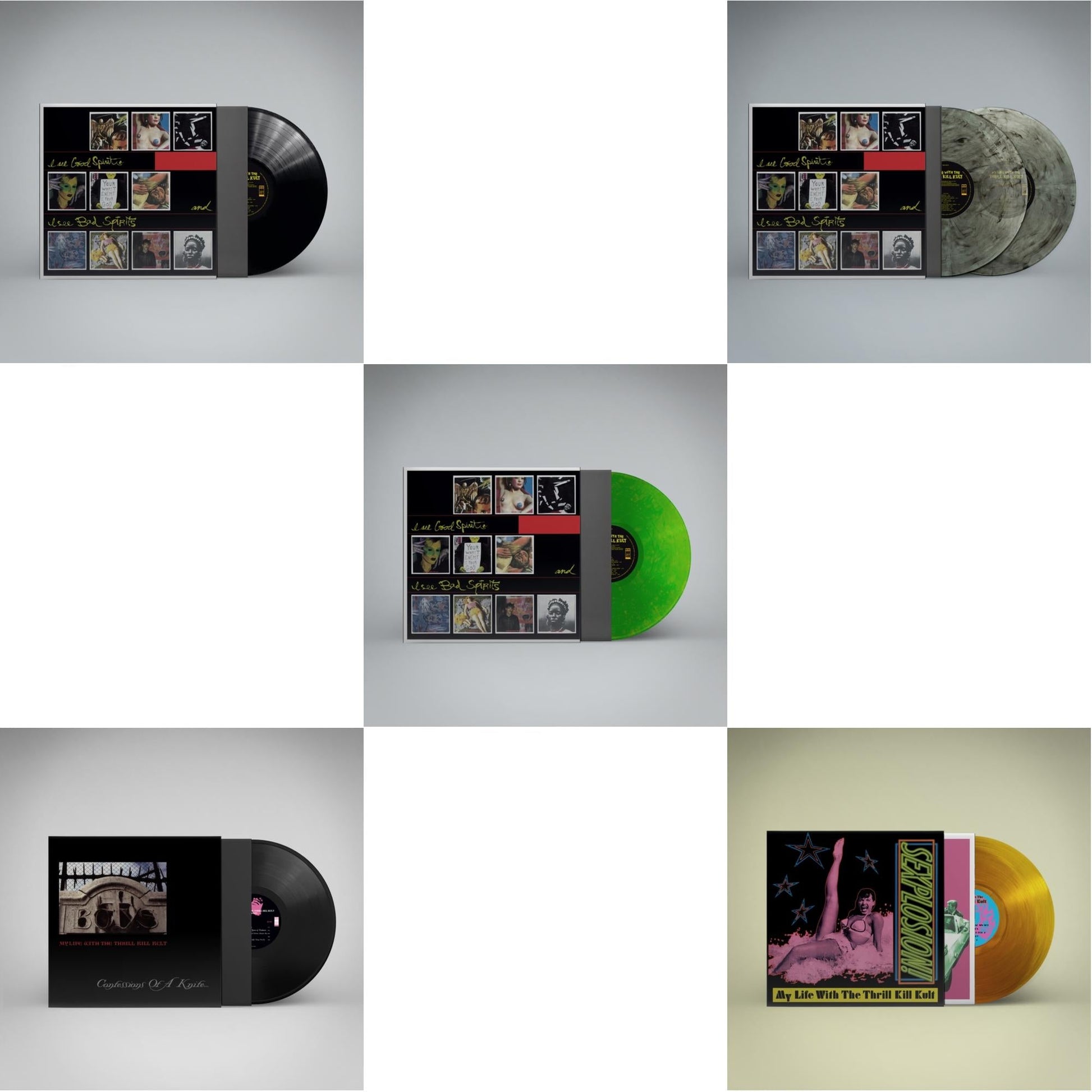 This is a 5 LP Vinyl SKU bundle.
1.This LP Vinyl is brand new.Format: LP VinylThis item's title is: I See Good Spirits & I See Bad Spirits (Ams Exclusive)Artist: My Life With The Thrill Kill KultBarcode: 850054327635Release Date: 2/23/2024
2.This LP Vinyl is brand new.