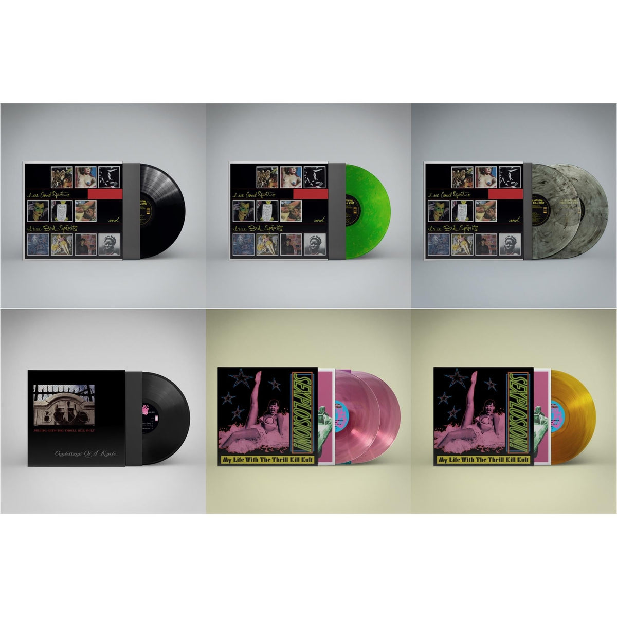 I See Good Spirits & I See Bad Spirits (Ams Exclusive) & I See Good Spirits & I See Bad Spirits (Neon Green LP Vinyl) (Ams Exclusive) & I See Good Spirits & I See Bad Spirits (2LP/Coke Bottle Clear Vinyl) (Ams Exclusive) & Confessions Of A Knife