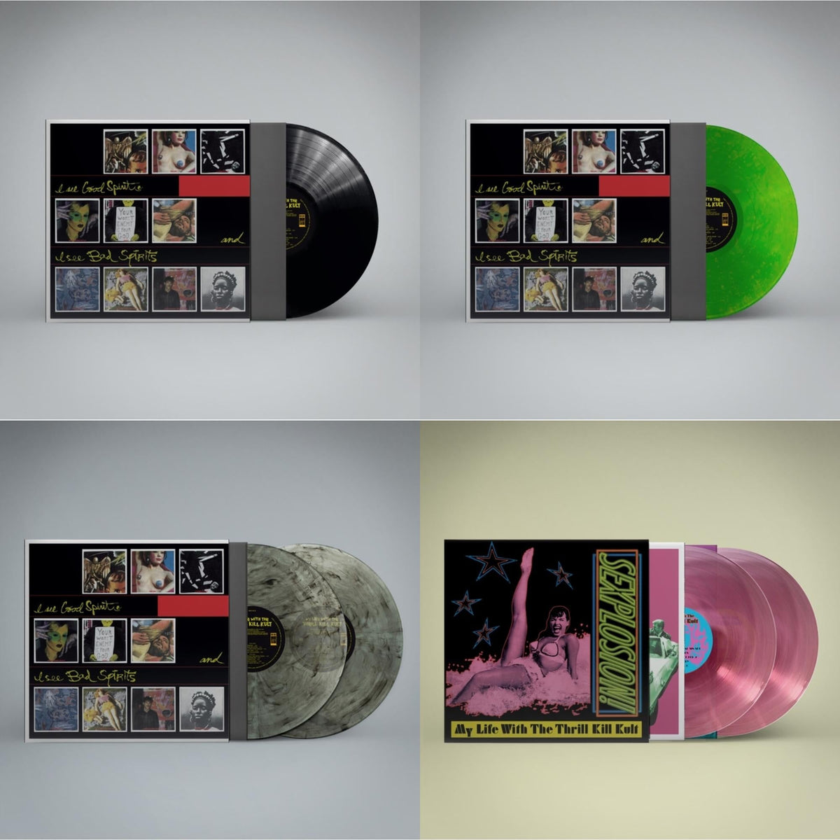 I See Good Spirits & I See Bad Spirits (Ams Exclusive) & I See Good Spirits & I See Bad Spirits (Neon Green LP Vinyl) (Ams Exclusive) & I See Good Spirits & I See Bad Spirits (2LP/Coke Bottle Clear Vinyl) (Ams Exclusive)