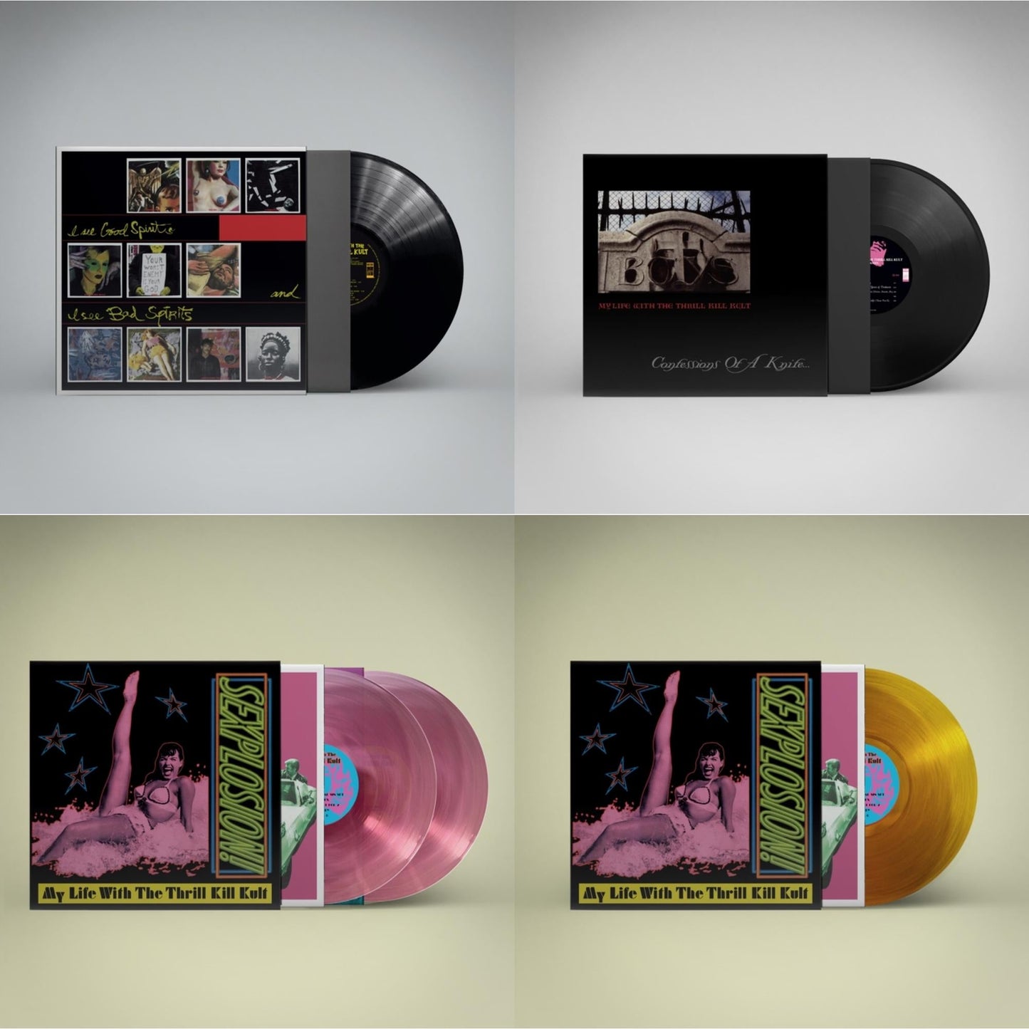 I See Good Spirits & I See Bad Spirits (Ams Exclusive) & Confessions Of A Knife & Sexplosion! (2LP/Reissue/Pink Vinyl) & Sexplosion! (Reissue/Limited/Orange LP Vinyl)