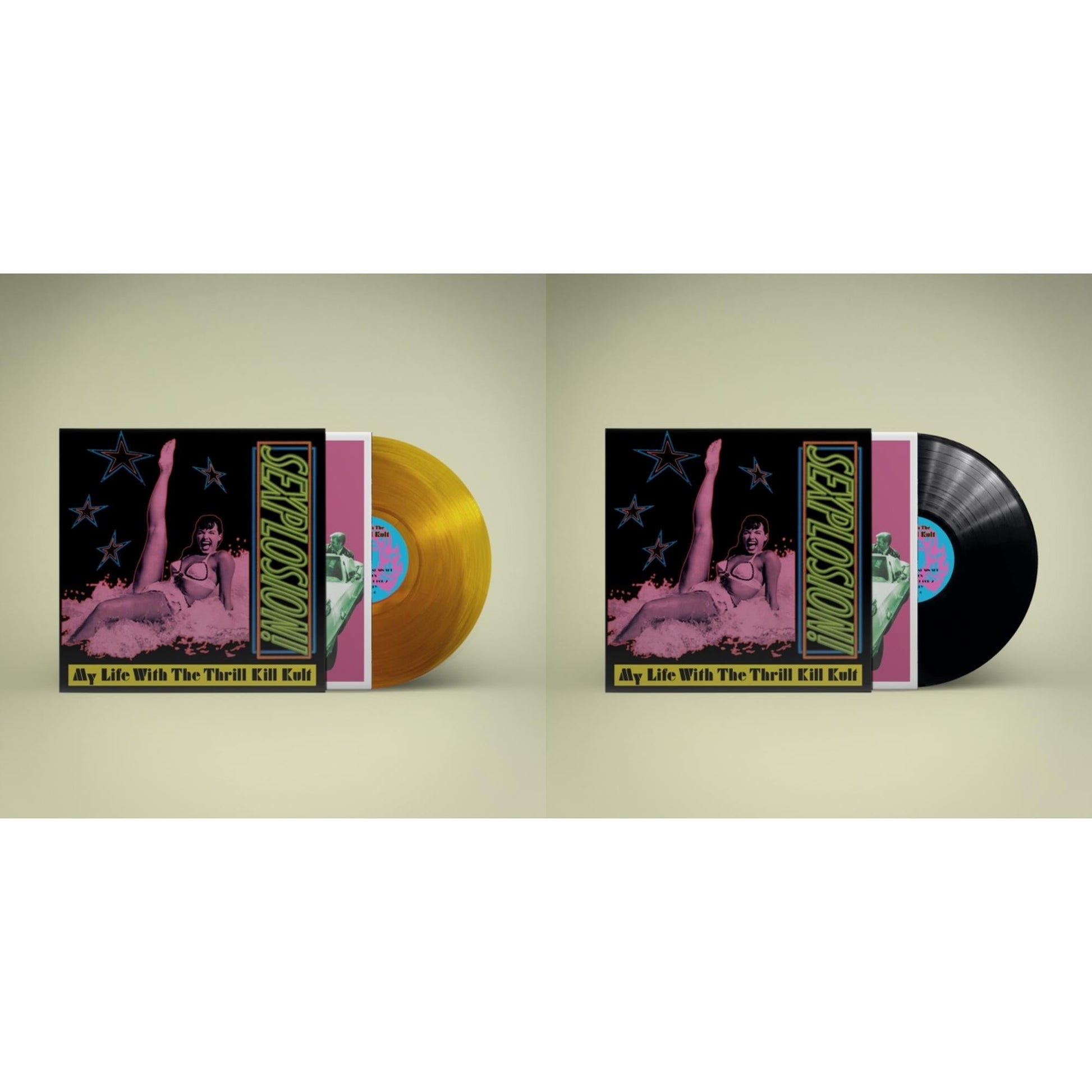 This is a 2 LP Vinyl SKU bundle.
1.This LP Vinyl is brand new.Format: LP VinylMusic Style: HouseThis item's title is: Sexplosion! (Reissue/Limited/Orange LP Vinyl)Artist: My Life With The Thrill Kill KultLabel: Rock/PopBarcode: 860007249167
2.This LP Vinyl is brand new.