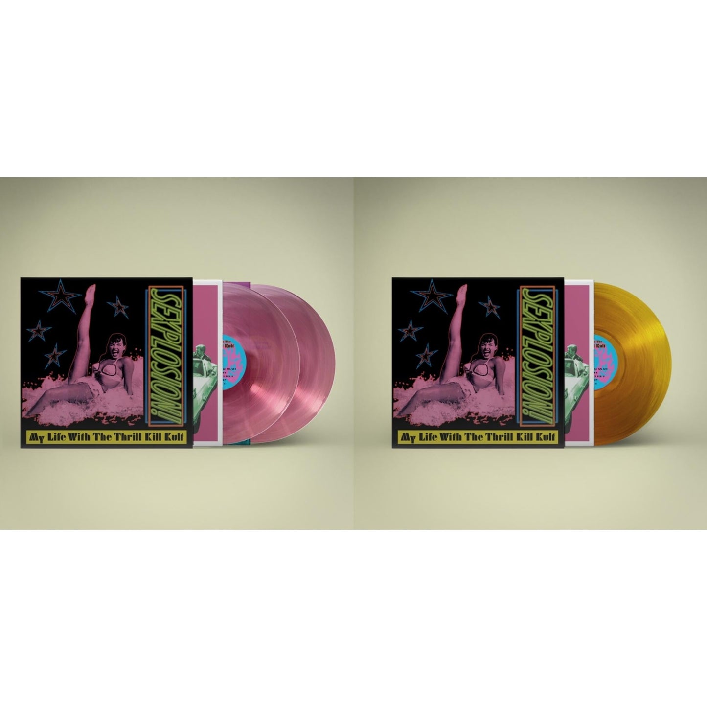This is a 2 LP Vinyl SKU bundle.
1.This LP Vinyl is brand new.Format: LP VinylMusic Style: HouseThis item's title is: Sexplosion! (2LP/Reissue/Pink Vinyl)Artist: My Life With The Thrill Kill KultLabel: Rock/PopBarcode: 860007249150
2.This LP Vinyl is brand new.