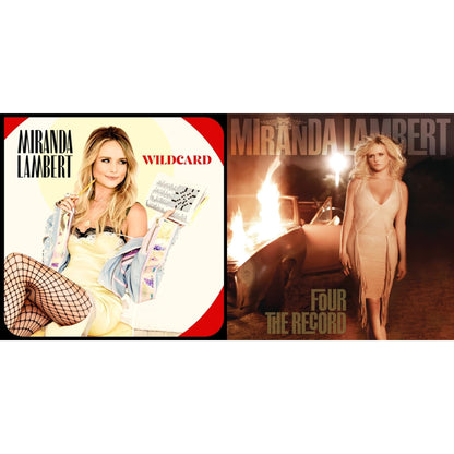 This is a 2 CD SKU bundle.
1.This CD is brand new.Format: CDMusic Style: CountryThis item's title is: WildcardArtist: Miranda LambertLabel: SONY NASHVILLE / RCA RECORDSBarcode: 190759787328Release Date: 11/1/2019
2.This CD is brand new.