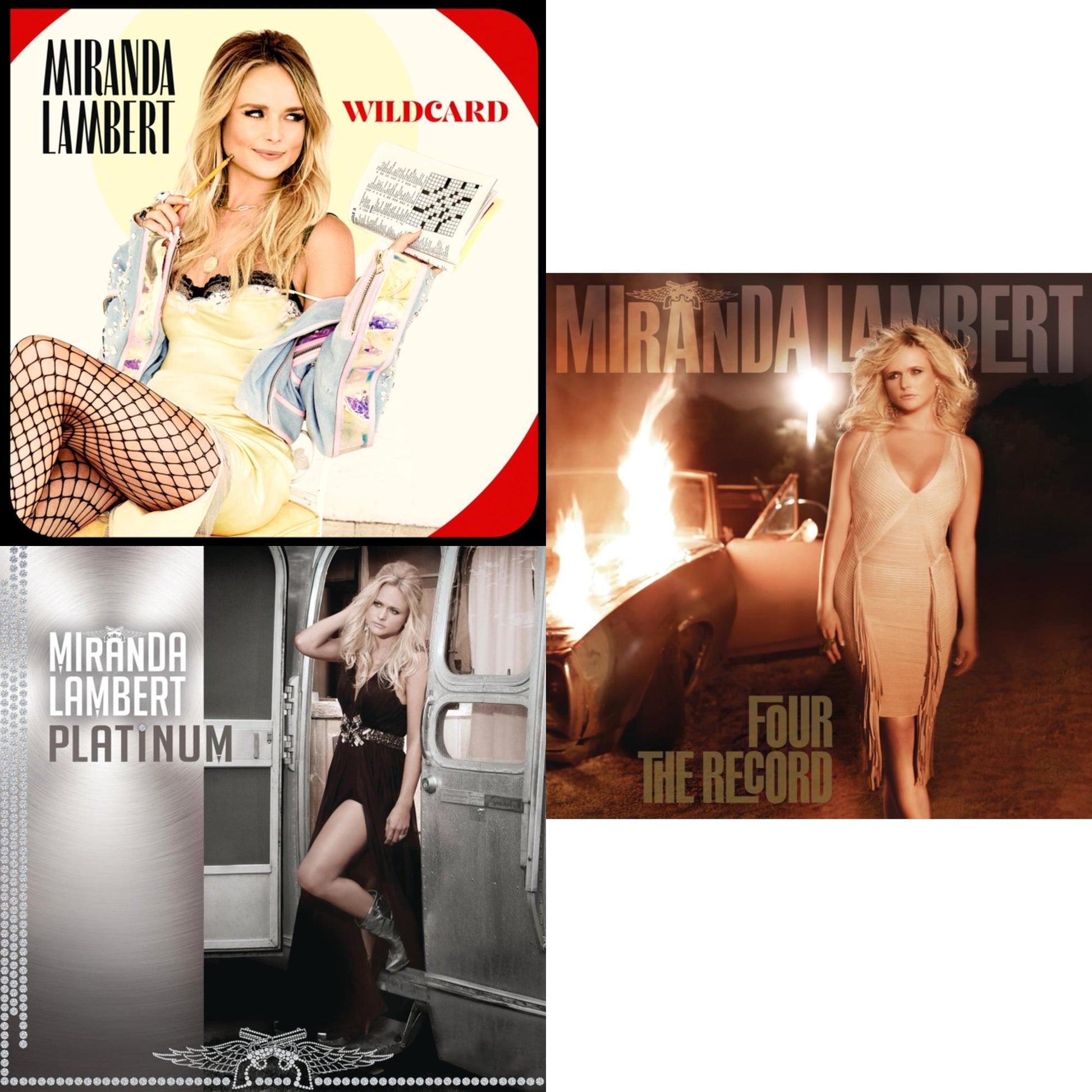 This is a 3 CD SKU bundle.
1.This CD is brand new.Format: CDMusic Style: CountryThis item's title is: WildcardArtist: Miranda LambertLabel: SONY NASHVILLE / RCA RECORDSBarcode: 190759787328Release Date: 11/1/2019
2.This CD is brand new.