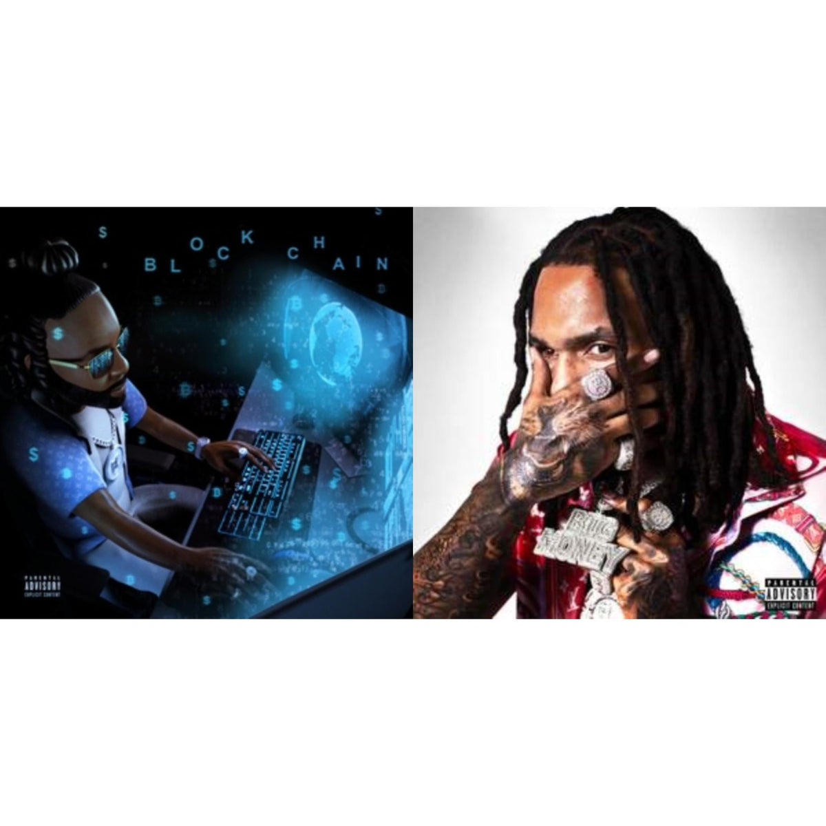 Blockchain (Blue Seaglass Wave LP Vinyl) & Big Money (Clear LP Vinyl)